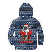 Merry Clickmas Christmas Kid Hoodie Xmas Holiday Patterns - Wonder Print Shop