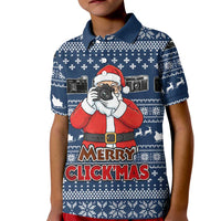 Merry Clickmas Christmas Kid Polo Shirt Xmas Holiday Patterns - Wonder Print Shop