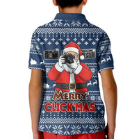 Merry Clickmas Christmas Kid Polo Shirt Xmas Holiday Patterns - Wonder Print Shop