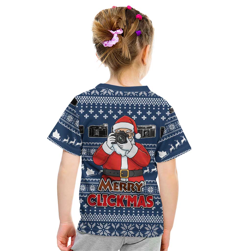 Merry Clickmas Christmas Kid T Shirt Xmas Holiday Patterns - Wonder Print Shop