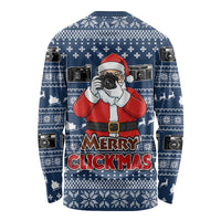 Merry Clickmas Christmas Long Sleeve Shirt Xmas Holiday Patterns - Wonder Print Shop