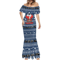 Merry Clickmas Christmas Mermaid Dress Xmas Holiday Patterns - Wonder Print Shop