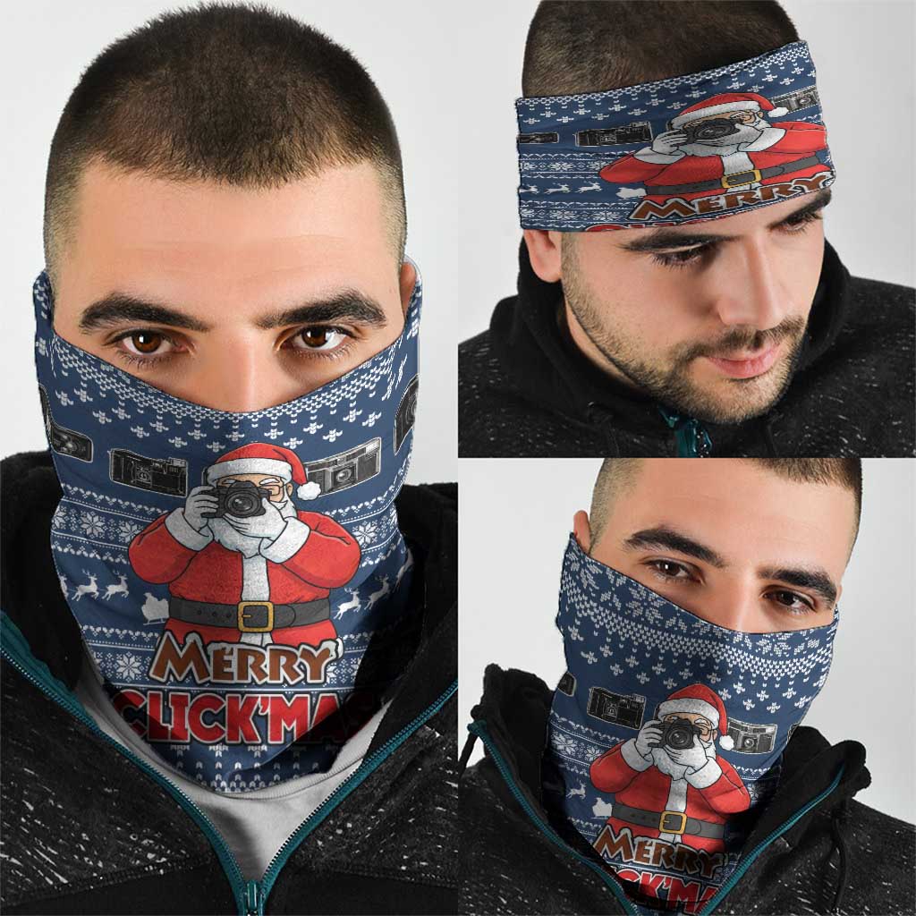 Merry Clickmas Christmas Neck Gaiter Xmas Holiday Patterns - Wonder Print Shop