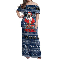 Merry Clickmas Christmas Off Shoulder Maxi Dress Xmas Holiday Patterns - Wonder Print Shop