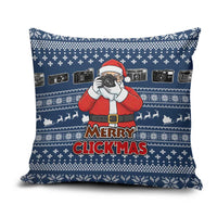 Merry Clickmas Christmas Pillow Cover Xmas Holiday Patterns - Wonder Print Shop