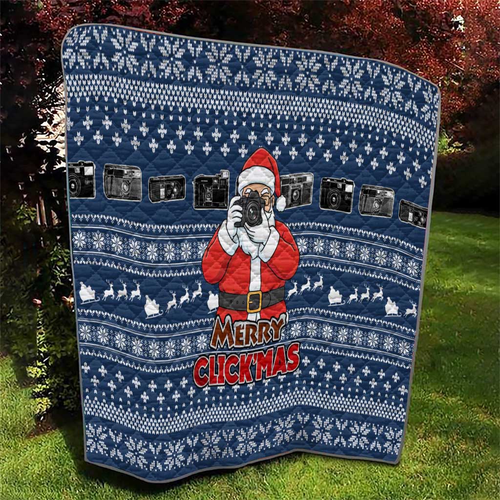 Merry Clickmas Christmas Quilt Xmas Holiday Patterns - Wonder Print Shop