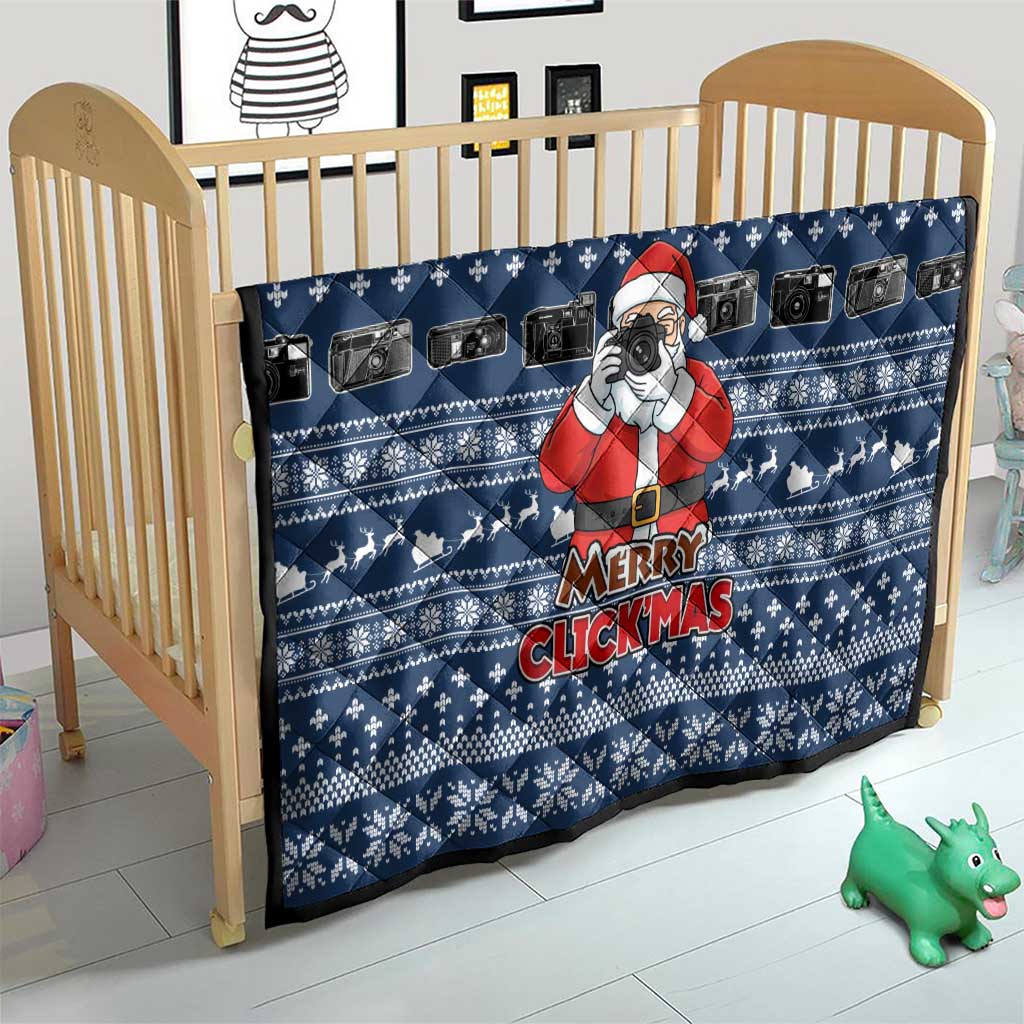 Merry Clickmas Christmas Quilt Xmas Holiday Patterns - Wonder Print Shop