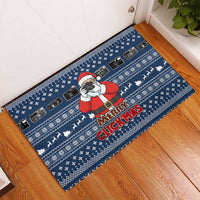 Merry Clickmas Christmas Rubber Doormat Xmas Holiday Patterns - Wonder Print Shop