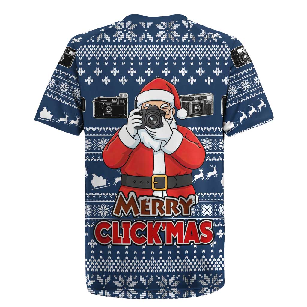 Merry Clickmas Christmas Rugby Jersey Xmas Holiday Patterns - Wonder Print Shop