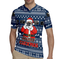 Merry Clickmas Christmas Rugby Jersey Xmas Holiday Patterns - Wonder Print Shop