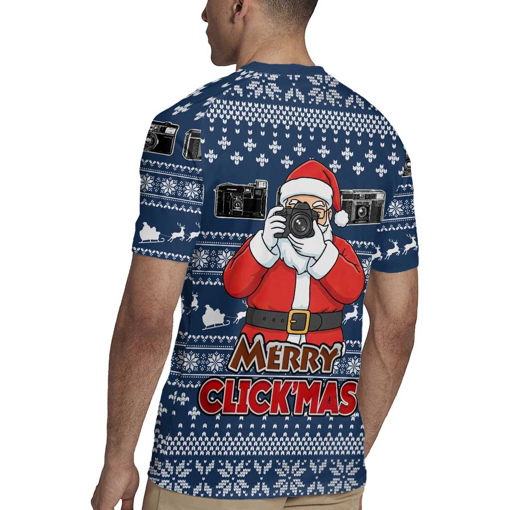 Merry Clickmas Christmas Rugby Jersey Xmas Holiday Patterns - Wonder Print Shop