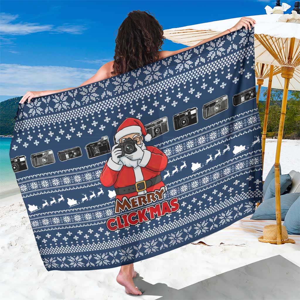 Merry Clickmas Christmas Sarong Xmas Holiday Patterns - Wonder Print Shop