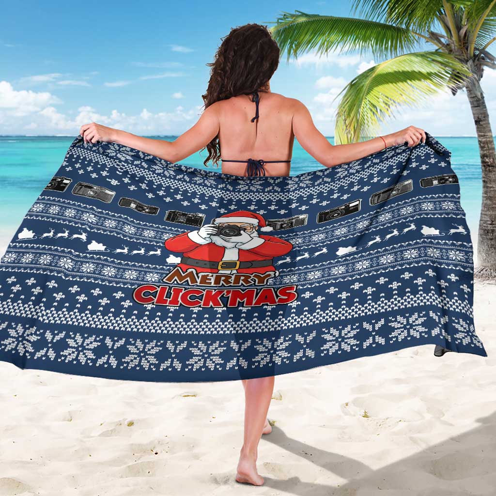 Merry Clickmas Christmas Sarong Xmas Holiday Patterns - Wonder Print Shop