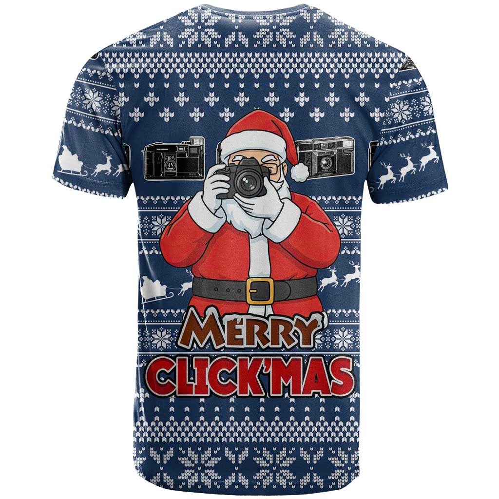 Merry Clickmas Christmas T Shirt Xmas Holiday Patterns - Wonder Print Shop