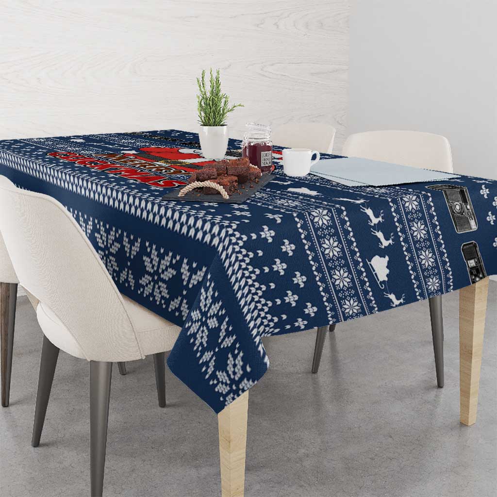Merry Clickmas Christmas Tablecloth Xmas Holiday Patterns - Wonder Print Shop