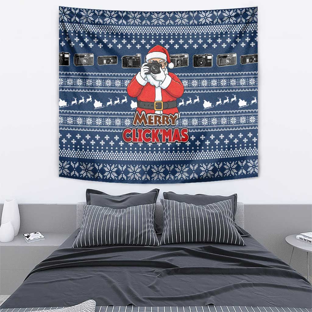 Merry Clickmas Christmas Tapestry Xmas Holiday Patterns - Wonder Print Shop