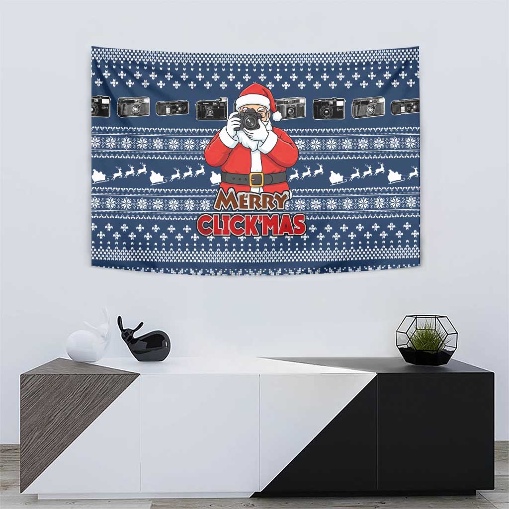 Merry Clickmas Christmas Tapestry Xmas Holiday Patterns - Wonder Print Shop