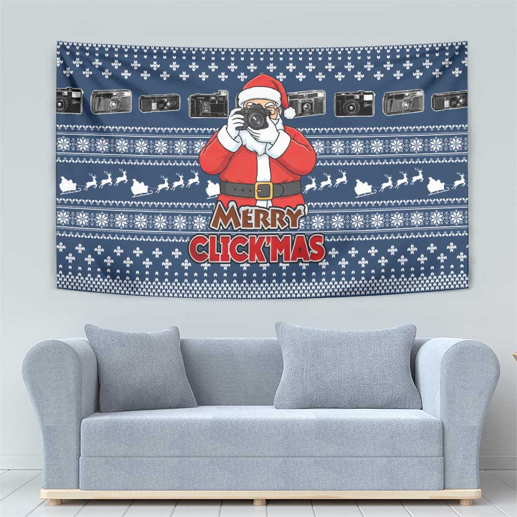 Merry Clickmas Christmas Tapestry Xmas Holiday Patterns - Wonder Print Shop