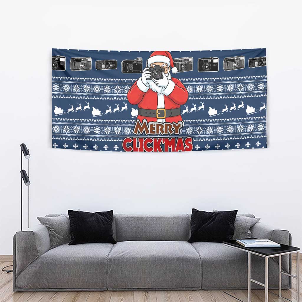 Merry Clickmas Christmas Tapestry Xmas Holiday Patterns - Wonder Print Shop