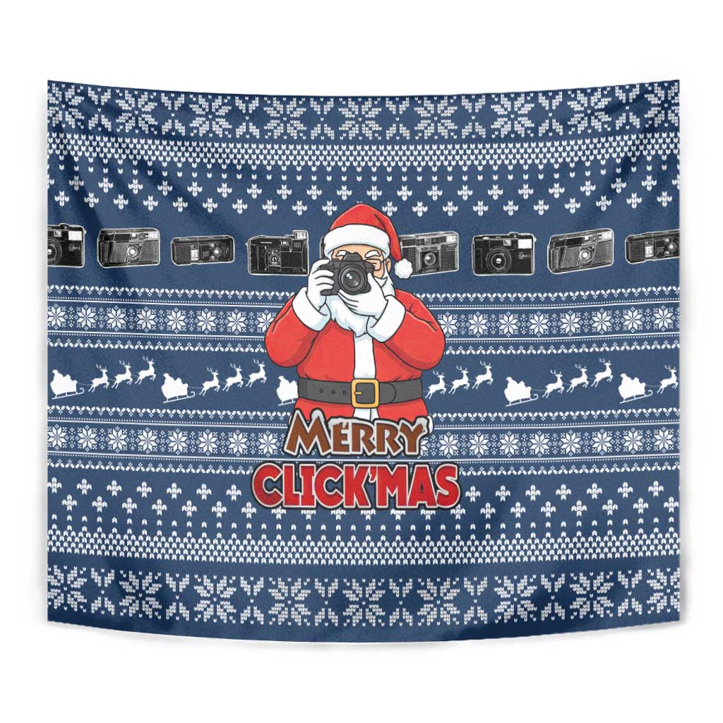 Merry Clickmas Christmas Tapestry Xmas Holiday Patterns - Wonder Print Shop