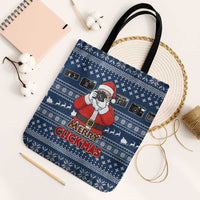 Merry Clickmas Christmas Tote Bag Xmas Holiday Patterns - Wonder Print Shop