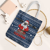 Merry Clickmas Christmas Tote Bag Xmas Holiday Patterns - Wonder Print Shop