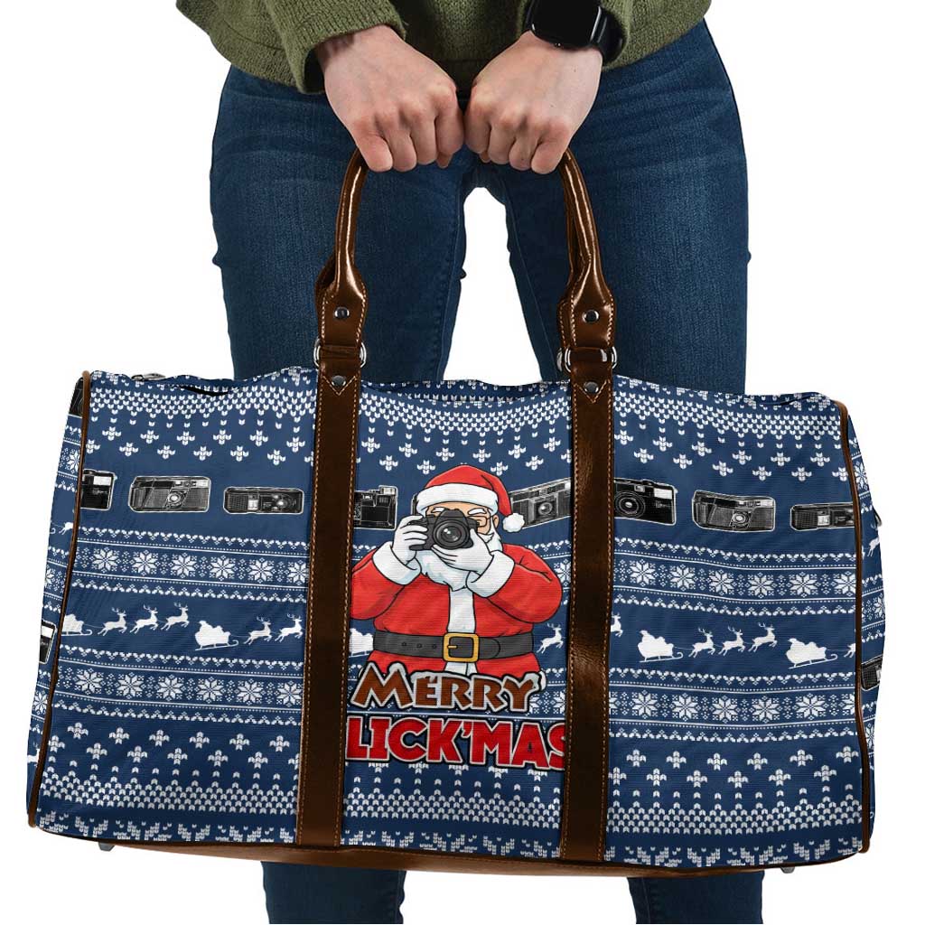 Merry Clickmas Christmas Travel Bag Xmas Holiday Patterns - Wonder Print Shop