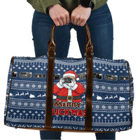 Merry Clickmas Christmas Travel Bag Xmas Holiday Patterns - Wonder Print Shop
