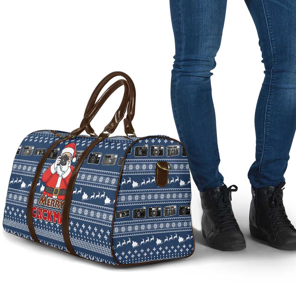 Merry Clickmas Christmas Travel Bag Xmas Holiday Patterns - Wonder Print Shop