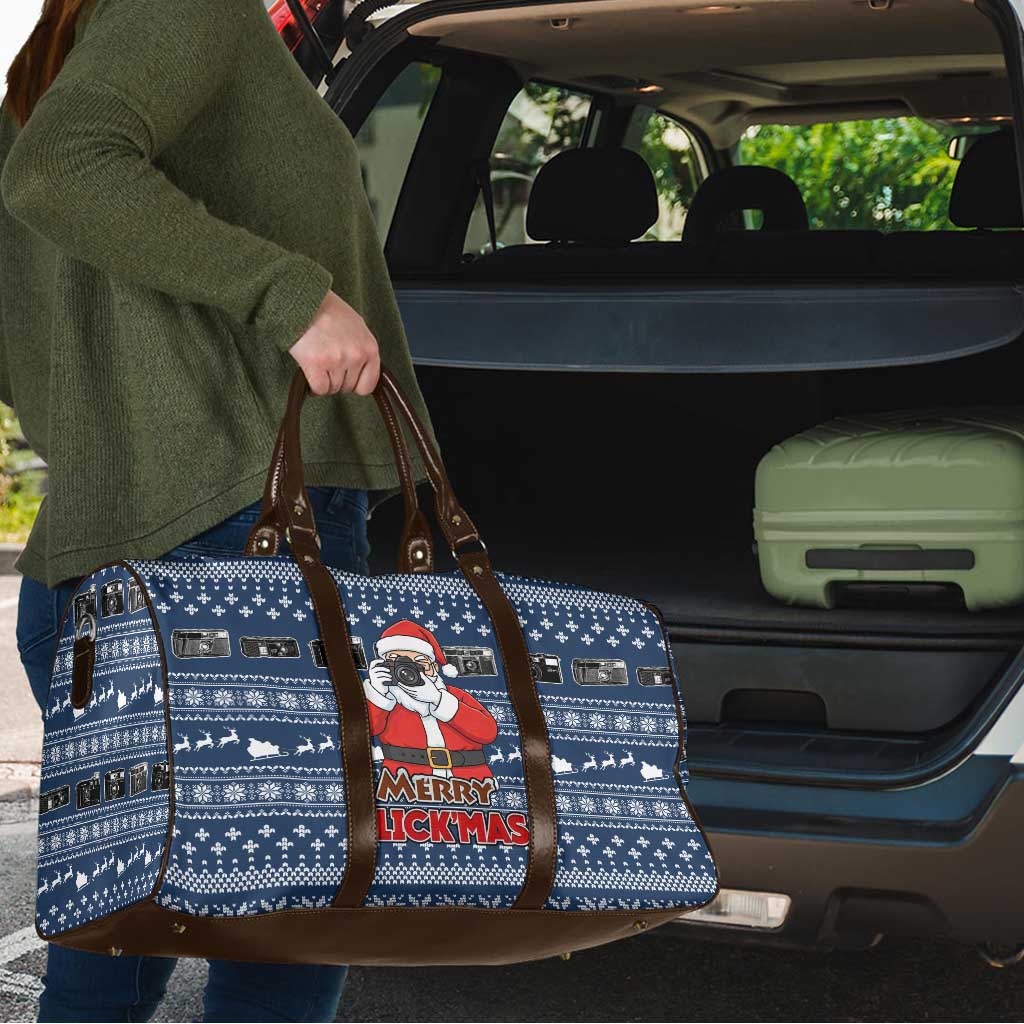 Merry Clickmas Christmas Travel Bag Xmas Holiday Patterns - Wonder Print Shop