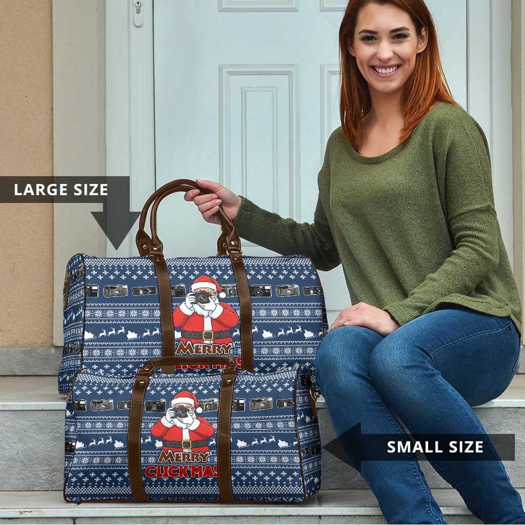 Merry Clickmas Christmas Travel Bag Xmas Holiday Patterns - Wonder Print Shop