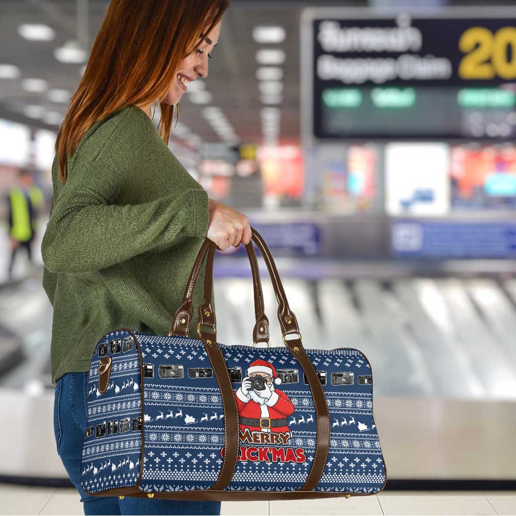 Merry Clickmas Christmas Travel Bag Xmas Holiday Patterns - Wonder Print Shop
