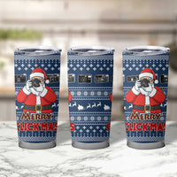 Merry Clickmas Christmas Tumbler Cup Xmas Holiday Patterns - Wonder Print Shop