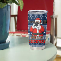 Merry Clickmas Christmas Tumbler Cup Xmas Holiday Patterns - Wonder Print Shop