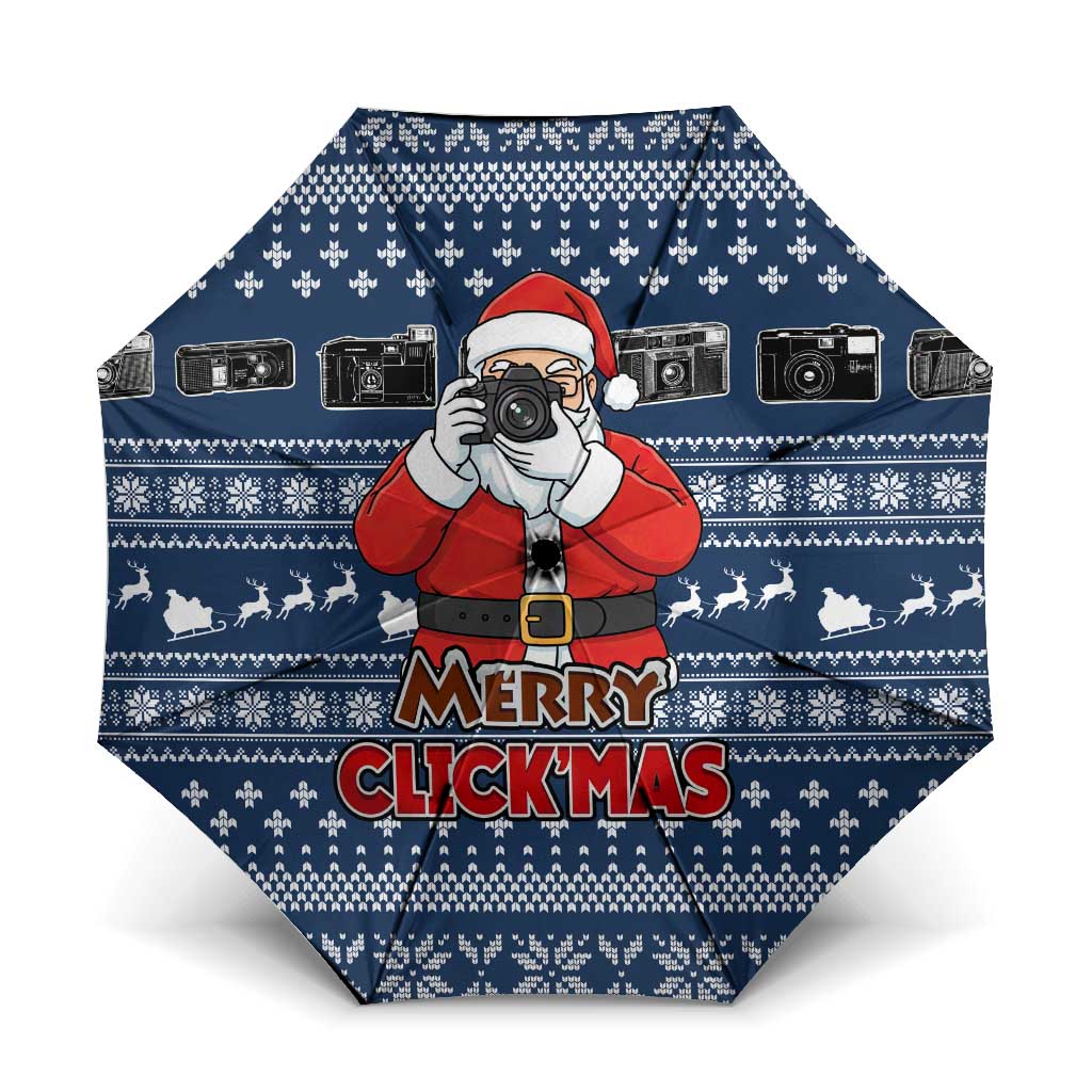 Merry Clickmas Christmas Umbrella Xmas Holiday Patterns - Wonder Print Shop