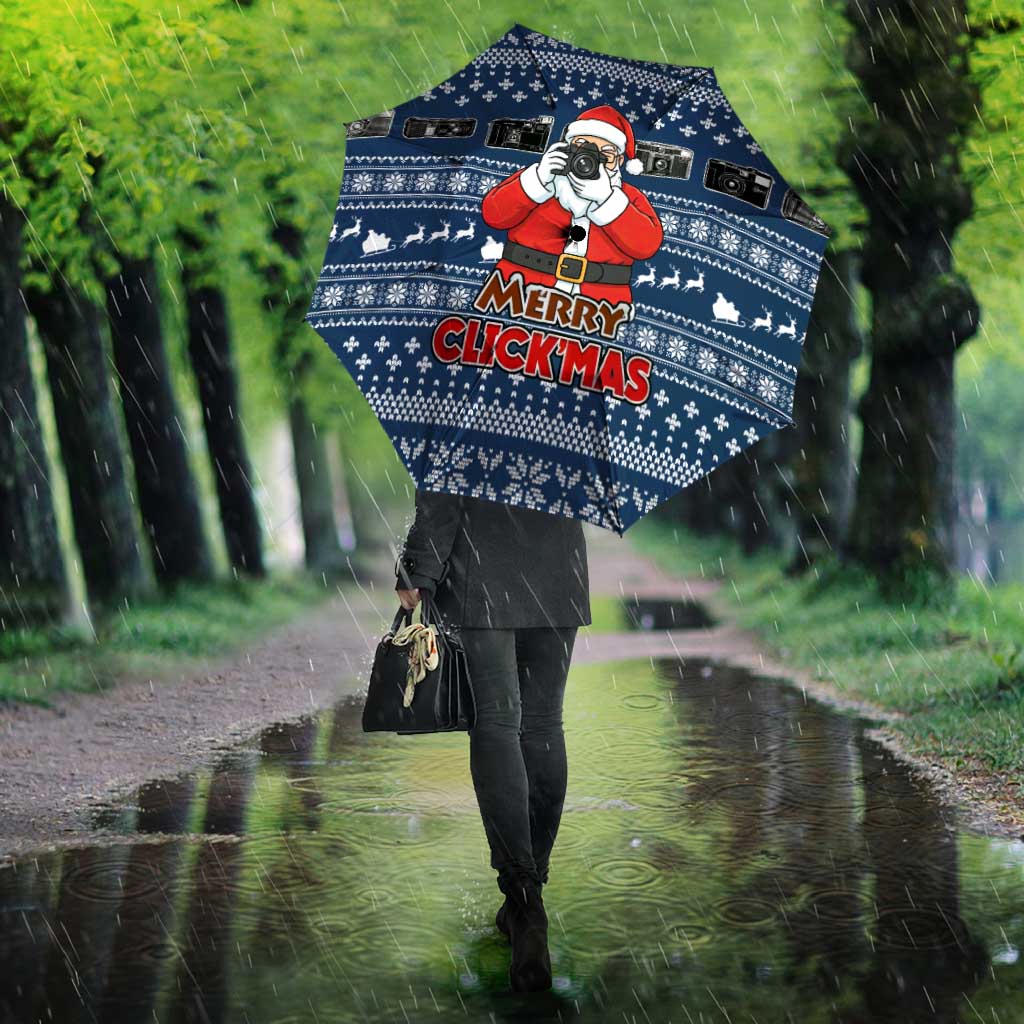 Merry Clickmas Christmas Umbrella Xmas Holiday Patterns - Wonder Print Shop