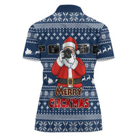 Merry Clickmas Christmas Women Polo Shirt Xmas Holiday Patterns - Wonder Print Shop