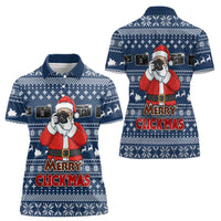 Merry Clickmas Christmas Women Polo Shirt Xmas Holiday Patterns - Wonder Print Shop