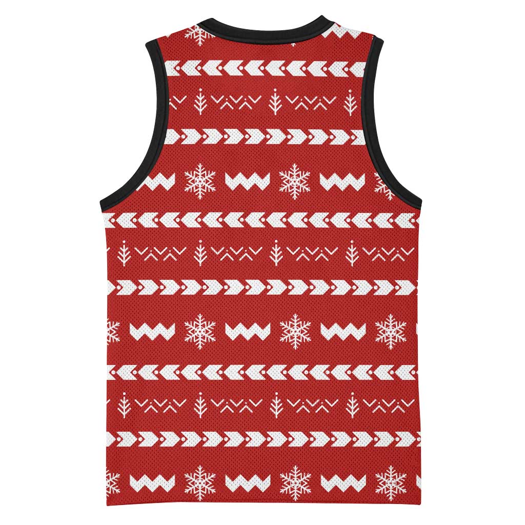 Ho Ho Hold My Beer Santa Christmas Design Basketball Jersey Xmas Holiday Patterns - Wonder Print Shop