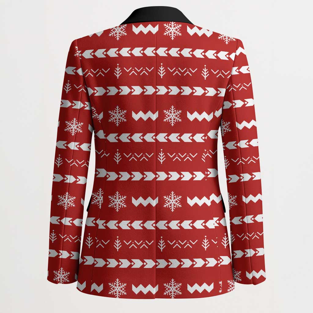 Ho Ho Hold My Beer Santa Christmas Design Blazer Xmas Holiday Patterns - Wonder Print Shop
