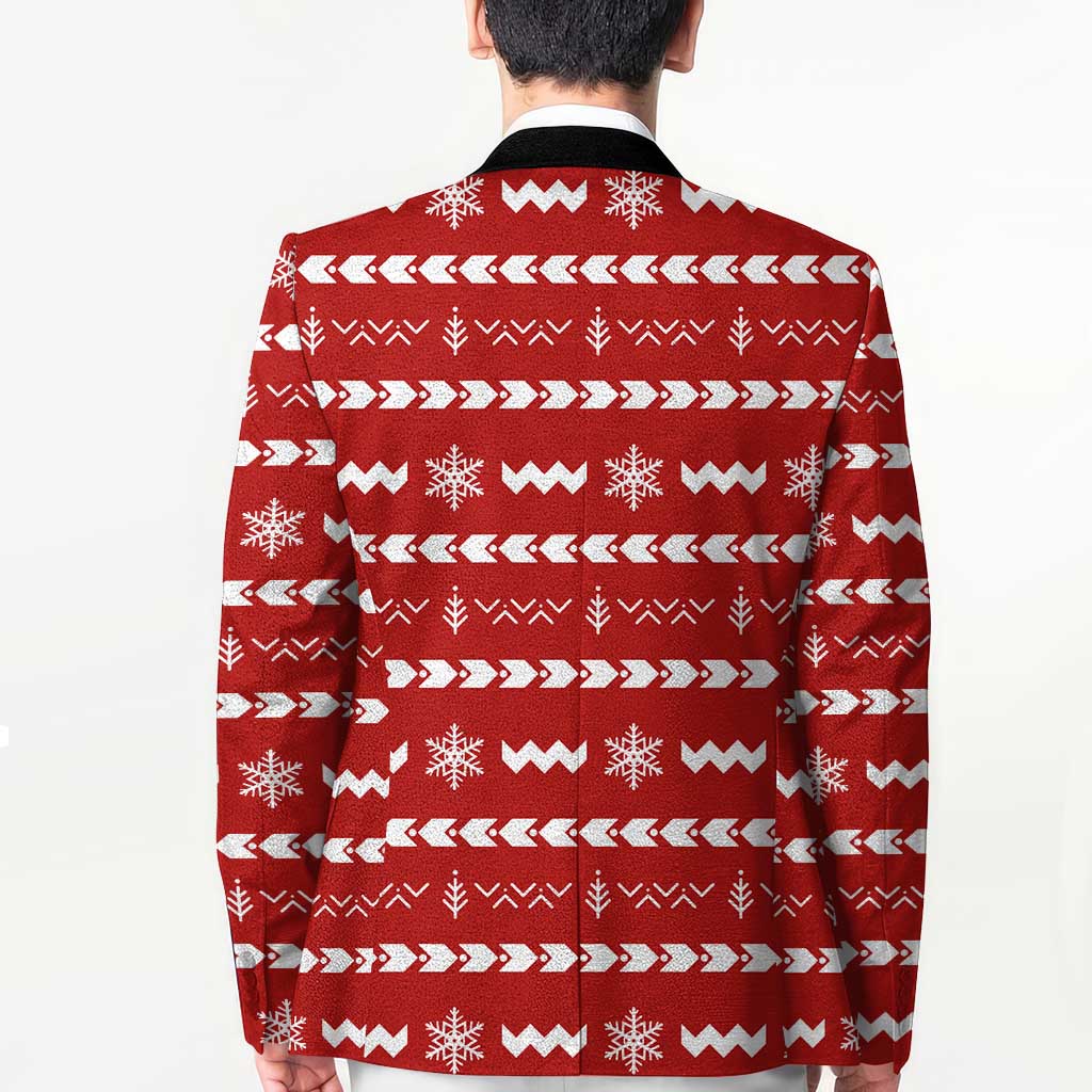Ho Ho Hold My Beer Santa Christmas Design Blazer Xmas Holiday Patterns - Wonder Print Shop