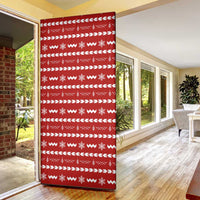 Ho Ho Hold My Beer Santa Christmas Design Door Cover Xmas Holiday Patterns - Wonder Print Shop