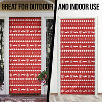 Ho Ho Hold My Beer Santa Christmas Design Door Cover Xmas Holiday Patterns - Wonder Print Shop