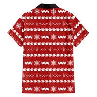 Ho Ho Hold My Beer Santa Christmas Design Family Matching Long Sleeve Bodycon Dress and Hawaiian Shirt Xmas Holiday Patterns - Wonder Print Shop