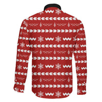 Ho Ho Hold My Beer Santa Christmas Design Family Matching Long Sleeve Bodycon Dress and Hawaiian Shirt Xmas Holiday Patterns - Wonder Print Shop