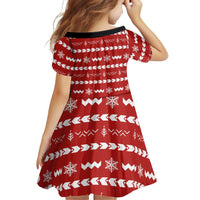 Ho Ho Hold My Beer Santa Christmas Design Family Matching Off The Shoulder Long Sleeve Dress and Hawaiian Shirt Xmas Holiday Patterns - Wonder Print Shop