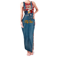Ho Ho Hold My Beer Santa Christmas Design Family Matching Tank Maxi Dress and Hawaiian Shirt Xmas Holiday Patterns - Wonder Print Shop