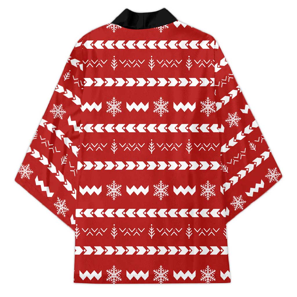 Ho Ho Hold My Beer Santa Christmas Design Kimono Xmas Holiday Patterns - Wonder Print Shop