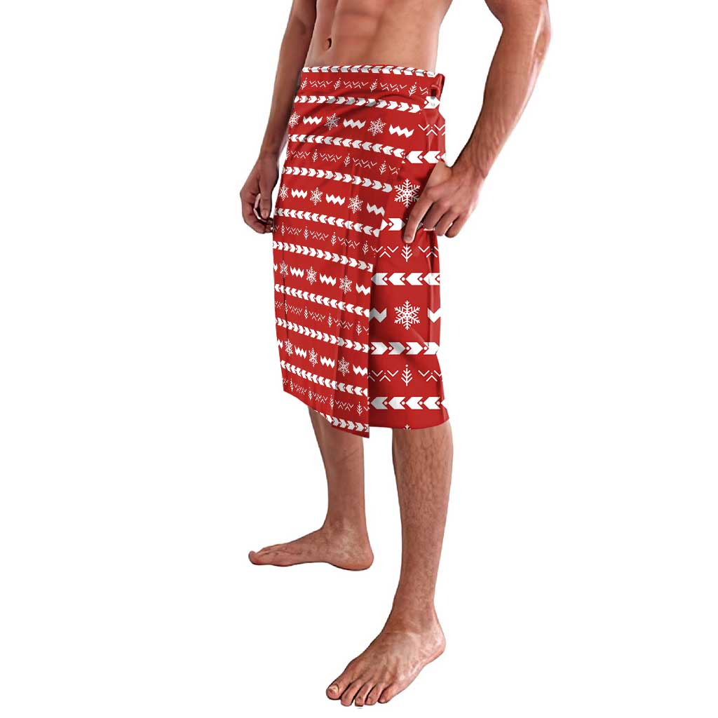 Ho Ho Hold My Beer Santa Christmas Design Lavalava Xmas Holiday Patterns - Wonder Print Shop