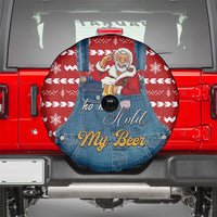 Ho Ho Hold My Beer Santa Christmas Design Spare Tire Cover Xmas Holiday Patterns - Wonder Print Shop